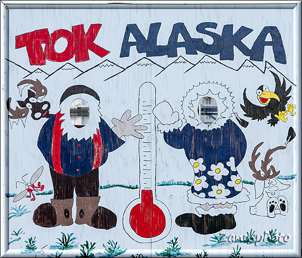 Tok City, ein Versorgungsstützpunkt am Alaska Highway
