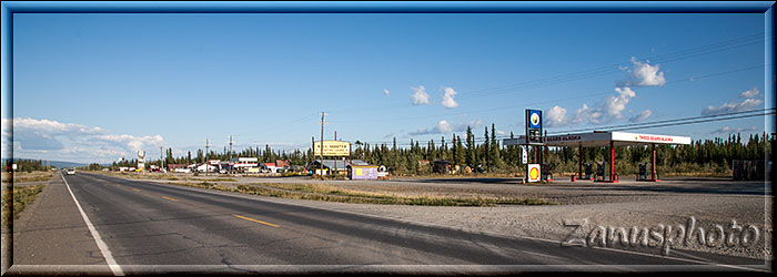 Tok City, Tankstellen am Alaska Highway