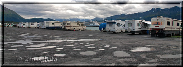 Seward, Hafenbereich mit vielen Campern