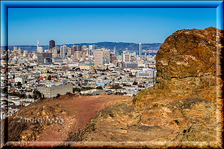 San Francisco 3, Ansicht der City von den Corona Heights aus
