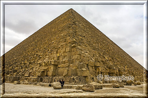 Ansicht der Pyramide von Giseh