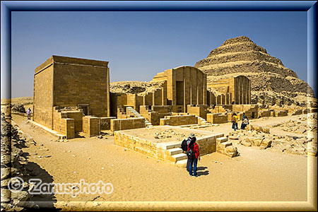 Tempelanlage nahe der Stufenpyramide