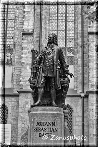 Bach-Denkmal an der Thomaskirche