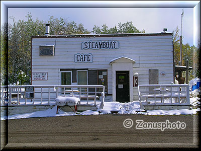 Cafe der Steamboat Restarea ist schon geschlossen (End of Season)