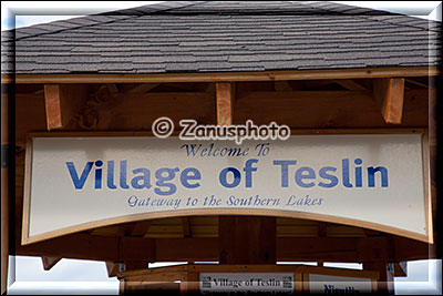 Village of Teslin Ortstafel