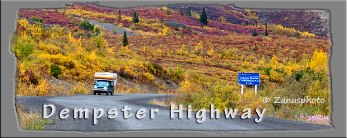 Titelbild der Webseite Dempster Highway