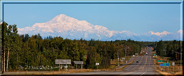 Alaska, Blick zum Mount McKinley