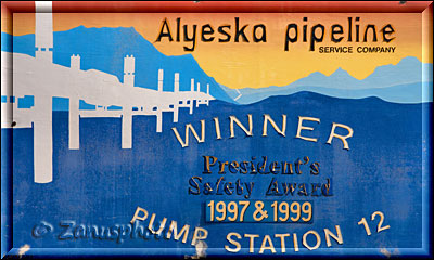 Alaska, Hinweis zur Oil Pipeline Pumpstation 12