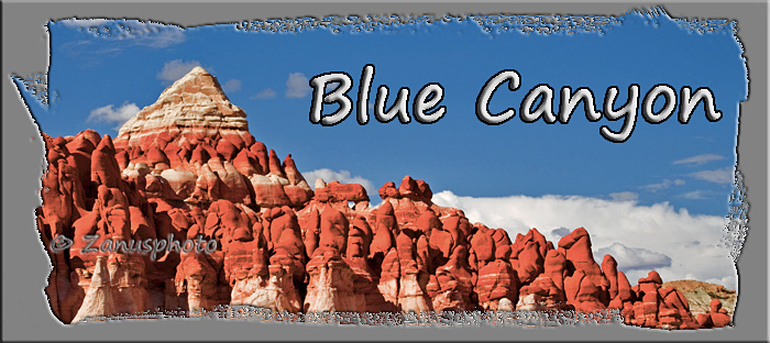Titelbild der Webseite Blue Canyon