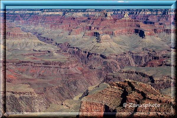 Blick nach Norden auf den Grand Canyon