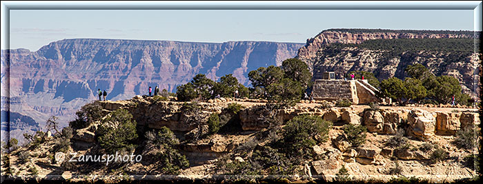 Aussichtspunkt am oberen Grand Canyon Bereich