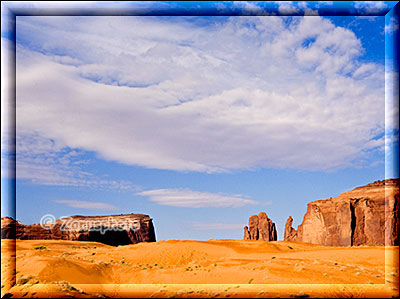 Sanddünen im Monument Valley
