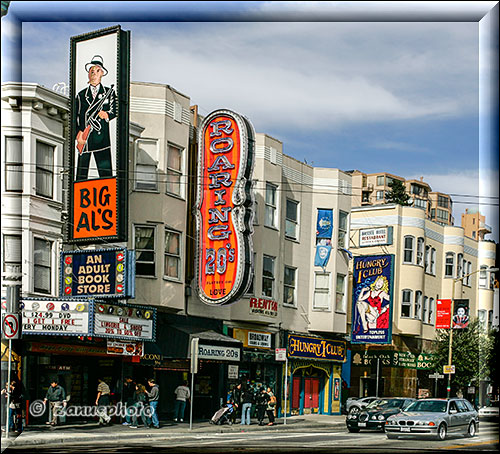 San Francisco, Shops an Häusern in Chinatown
