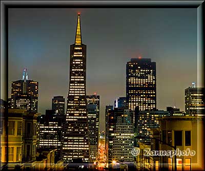 San Francisco 2, gegen Mitternacht können wir diese Bild hier fotografieren