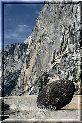 Yosemite - Panorama Trail, oberhalb des Nevada Falls sind wir gerade angekommen