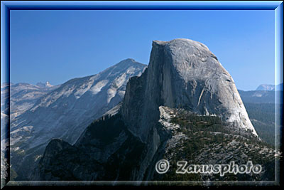 Yosemite - Panorama Trail, unser Blick richtet sich auf den nahen Half Dome