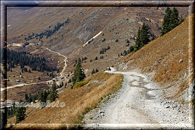 Alpine Loop Road mit Blick nach Animas Forks