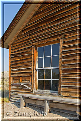 Fenster an alter Hauswand von Ghosttown von Bannack
