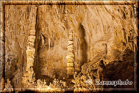 Carlsbad Caverns, eine weitere Aussicht innerhalb der Stalagmitenhöhle
