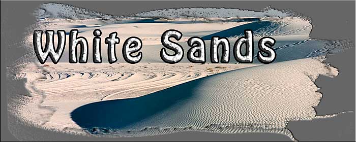 Titelbild der Webseite White Sands