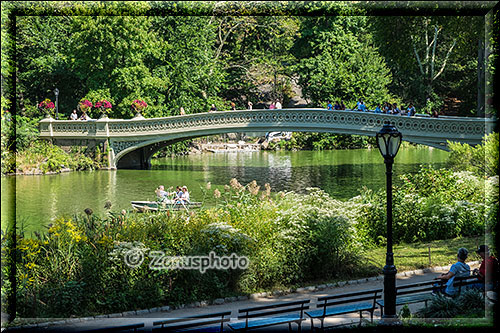 Die Bow Bridge im Central Park