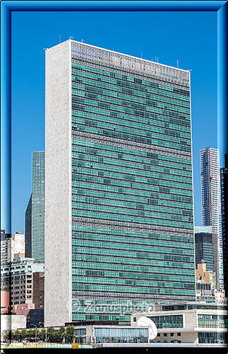 UN-Gebäude am East River