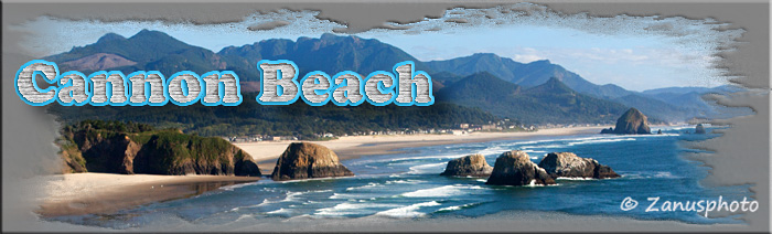 Titelbild der Webseite Cannon Beach