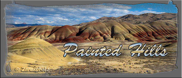 Titelbild der Webseite Painted Hills