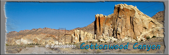 Titelbild der Webseite Cottonwood Canyon