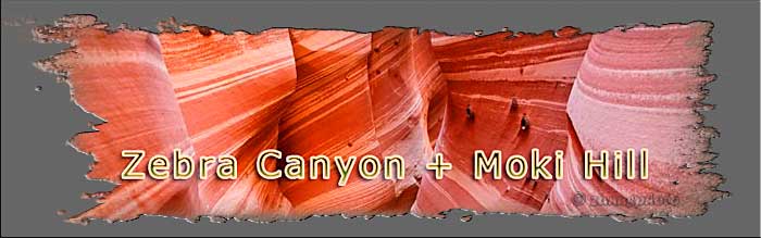 Titelbild der Webseite Zebra Canyon
