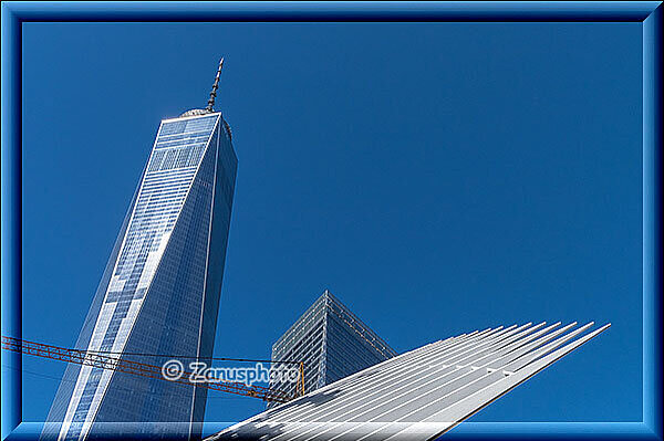 New York City - World Trade Center, die Spitze des World Trade Center