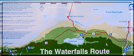 Infotafel The Waterfall Route