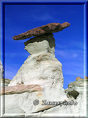 White Ghosts, in der Nähe befindet sich dieser dicke Hoodoo