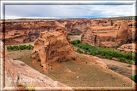 Canyon de Chelly, wir fahren die View Points entlang der Park Road ab und schauen nach lohnenden Motiven