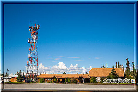 Tok, Visitor Center und Radio Tower