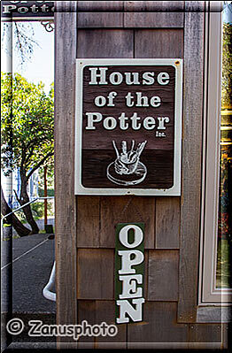 Cannon Beach, Infotafel für das Haus of Potter
