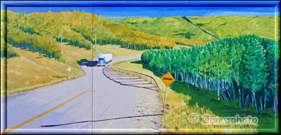 Wandbild vom Highway