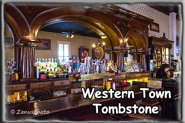 Tombstone, ein Blick für uns direkt in die Bar hinein