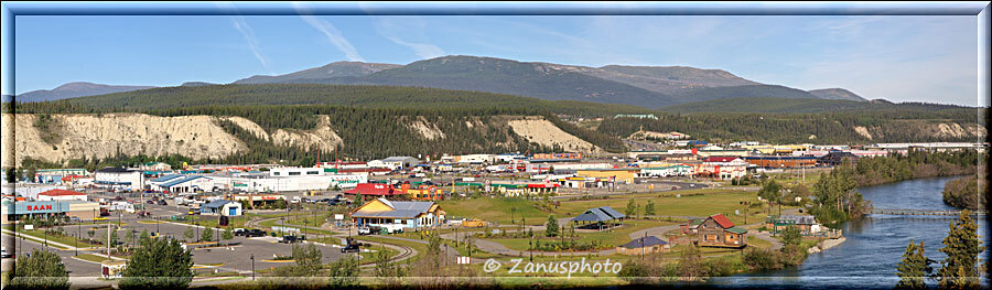 Whitehorse, Panorama 3 von der City