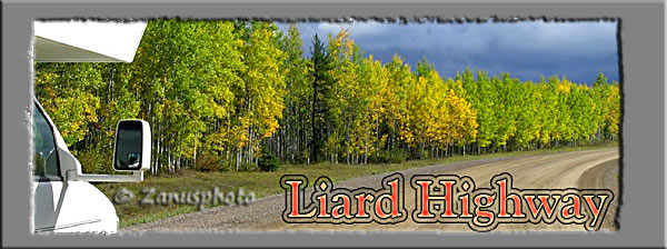 Titelbild der Webseite Liard Highway