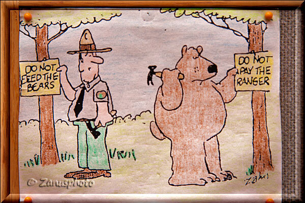 Alaska, ein schönes Bild das zwischen Bär und Ranger angesiedelt ist