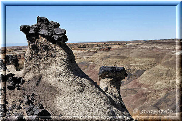 De-Na-Zin, die beiden höchsten Formationen die wir fanden