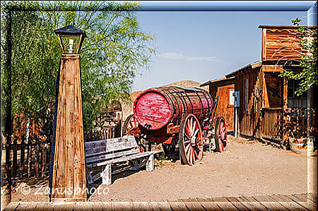 Calico Ghosttown, zu Fuss sind wir in der Town unterwegs und schauen uns um